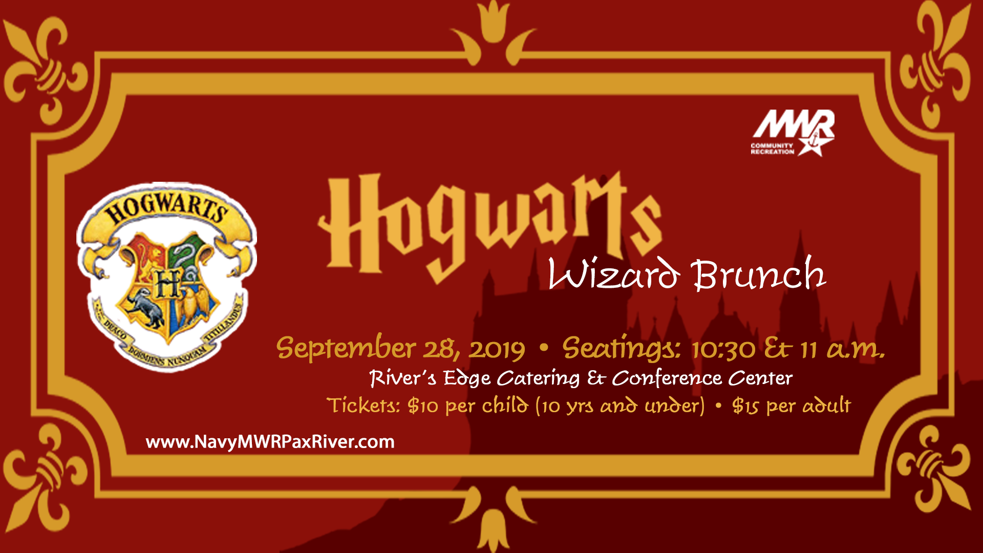 Hogwarts Wizard Brunch Fall 2019 - Digital Signage.png